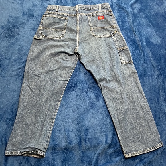 Dickies Pants Baby Blue Dickie Carpenter Jeans No Holes Perfect Condition 34x33 Poshmark